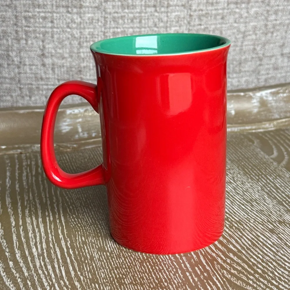 STARBUCKS 2024 Nestle Red And Green 10 oz Coffee Mug Siren Logo 2024